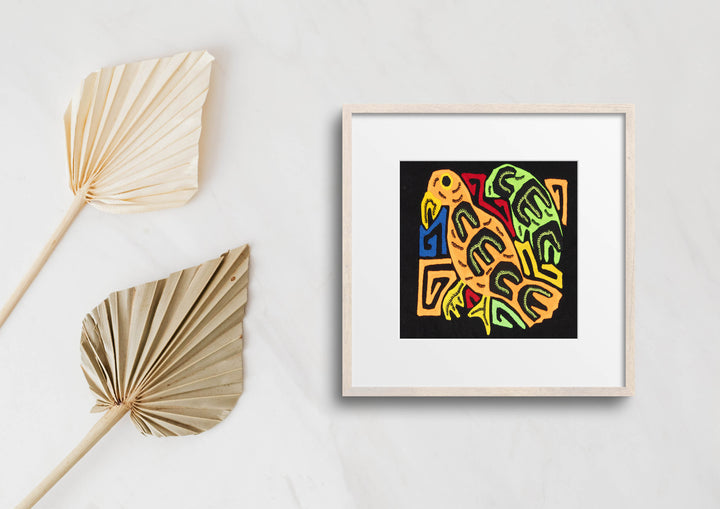 Multicolor Orange And Green Bird Molita