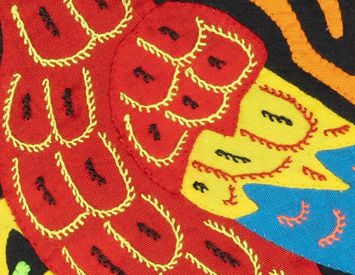 Multicolor Blue And Red Bird Molita