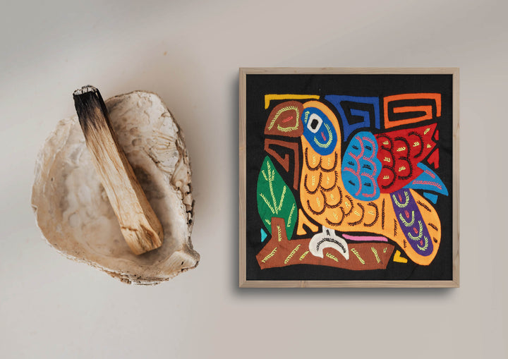 Multicolor Orange And Blue Molita