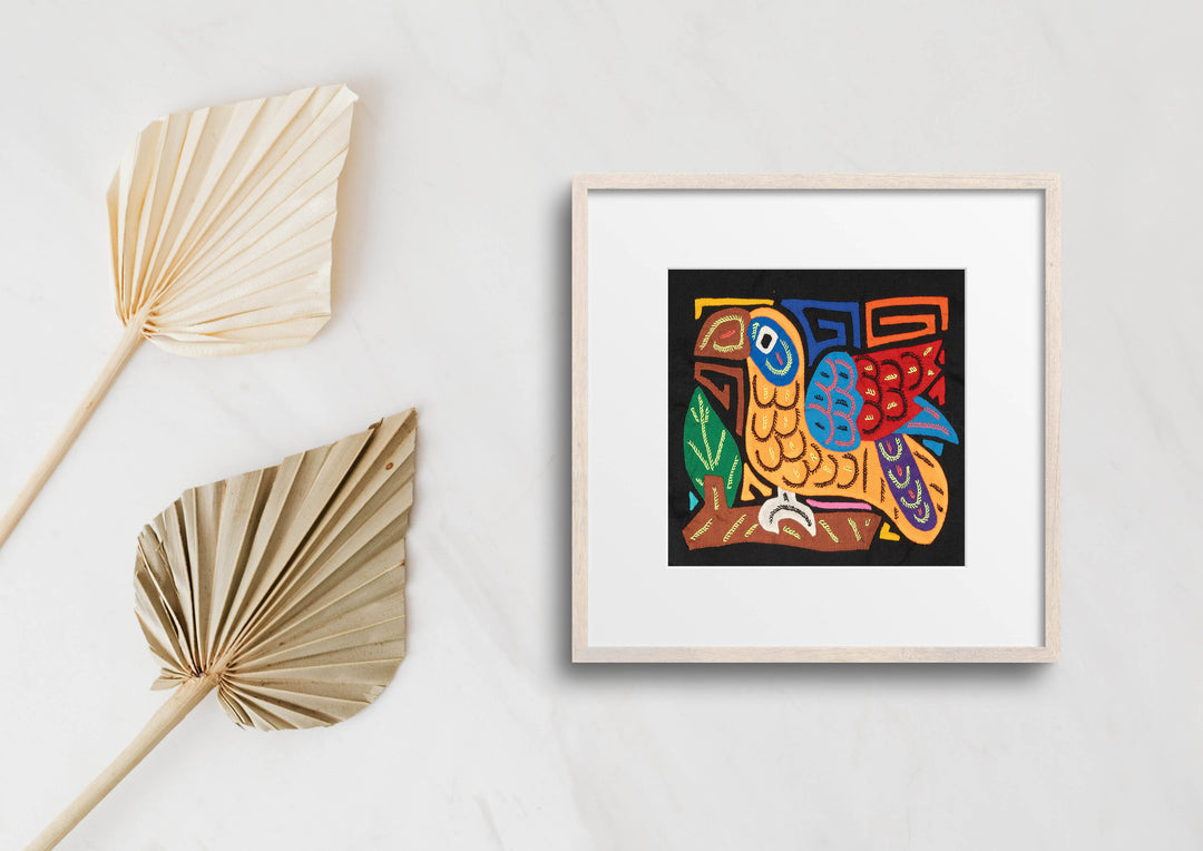 Multicolor Orange And Blue Molita