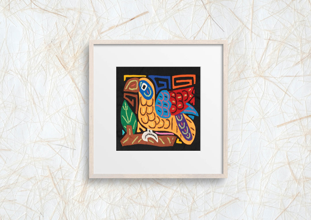 Multicolor Orange And Blue Molita