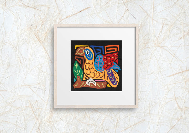 Multicolor Orange And Blue Molita