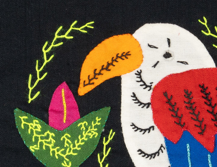 Multicolor White Red And Blue Bird Molita