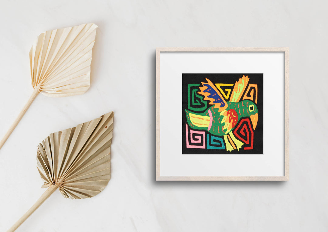 Multicolor Orange And Green Bird Molita