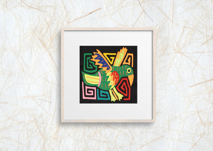 Multicolor Orange And Green Bird Molita