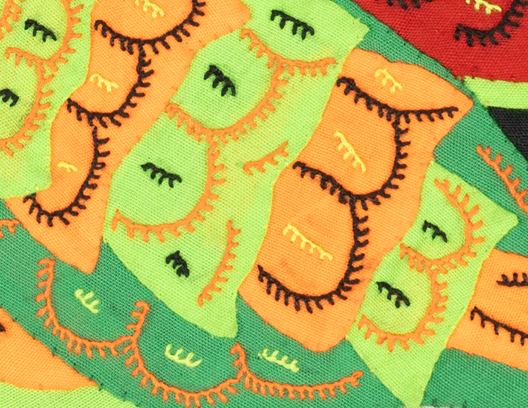 Multicolor Orange Red And Green Bird Molita