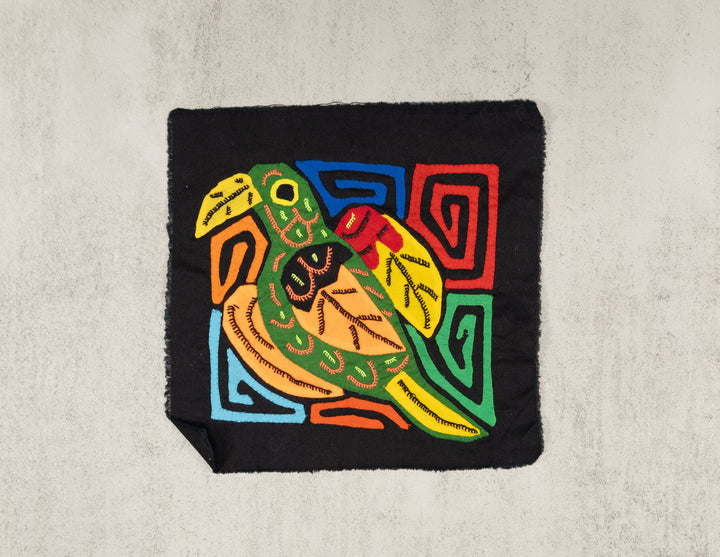 Multicolor Orange And Green Bird Molita