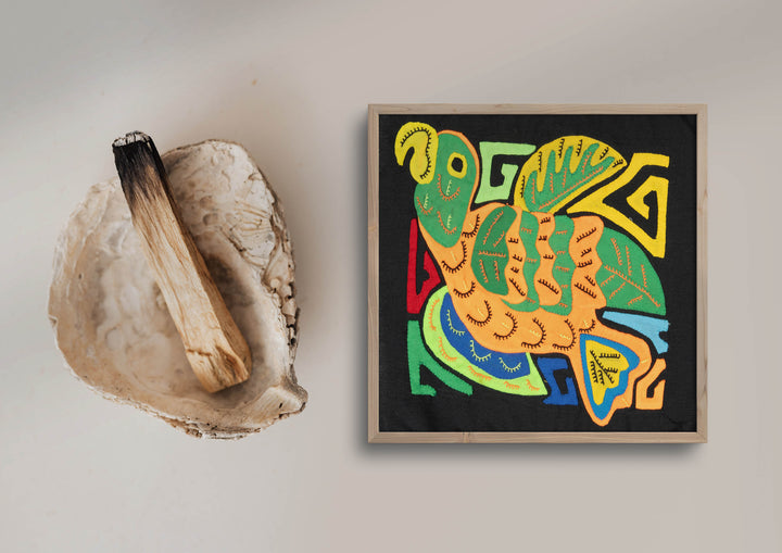 Multicolor Orange And Green Bird Molita