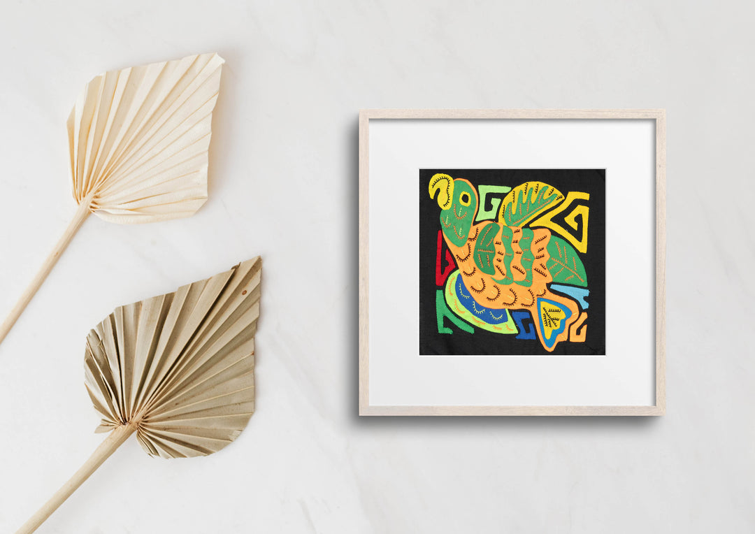 Multicolor Orange And Green Bird Molita