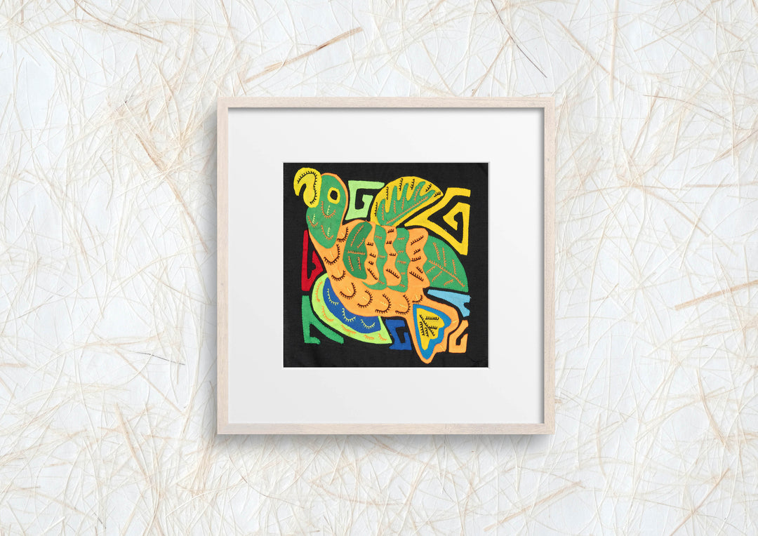 Multicolor Orange And Green Bird Molita