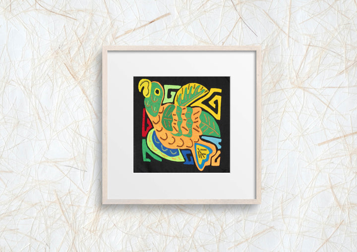 Multicolor Orange And Green Bird Molita