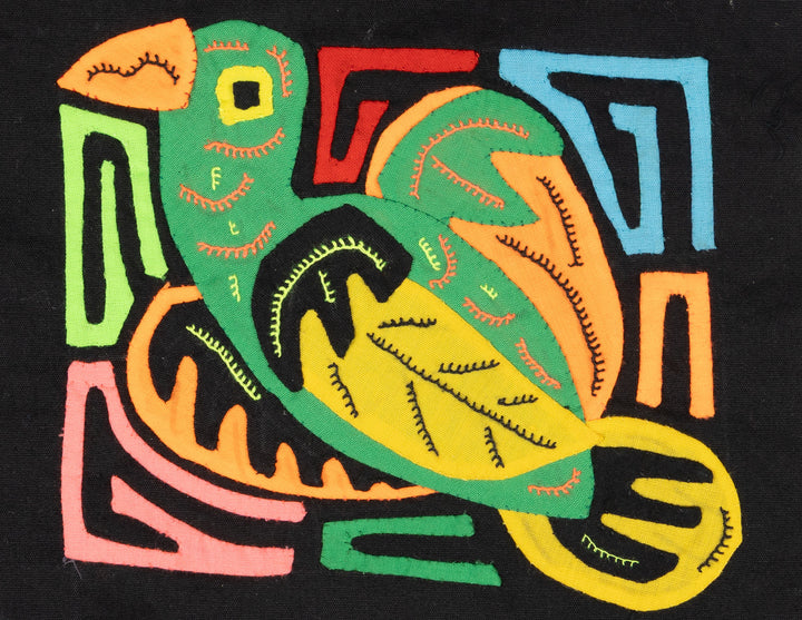 Multicolor Green Orange And Yellow Bird Molita
