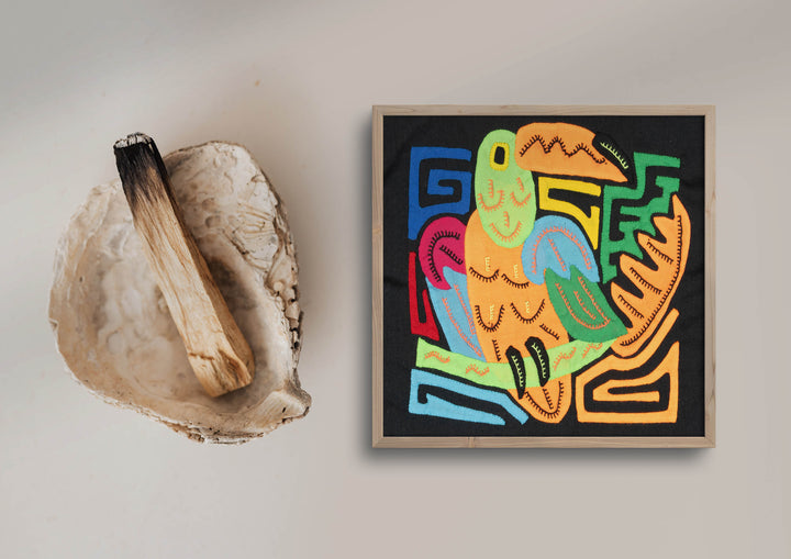 Multicolor Orange Green And Blue Molita