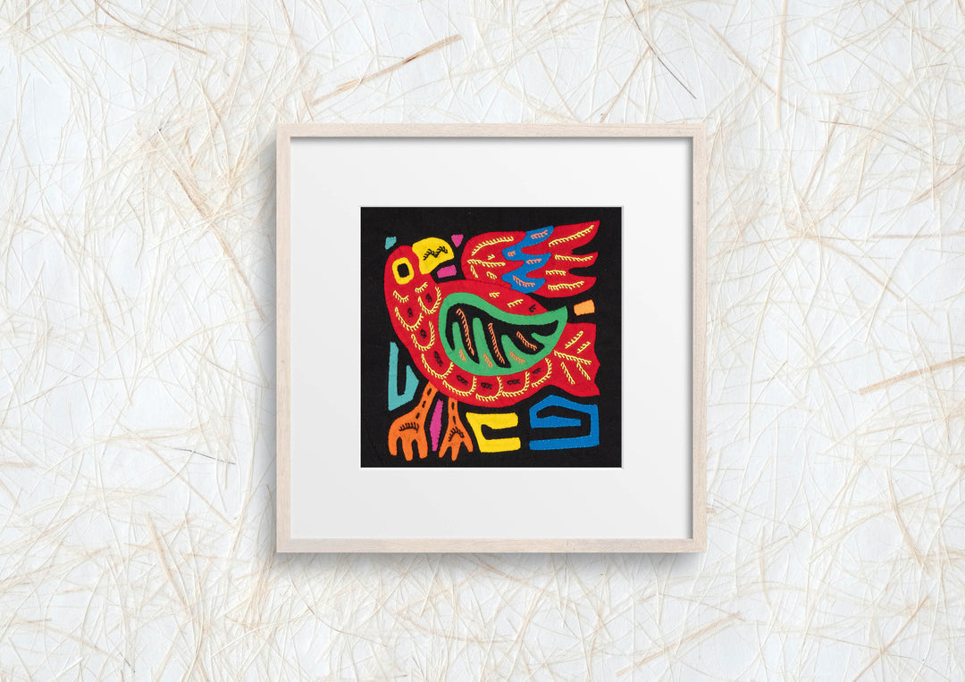 Multicolor Red And Green Bird Molita