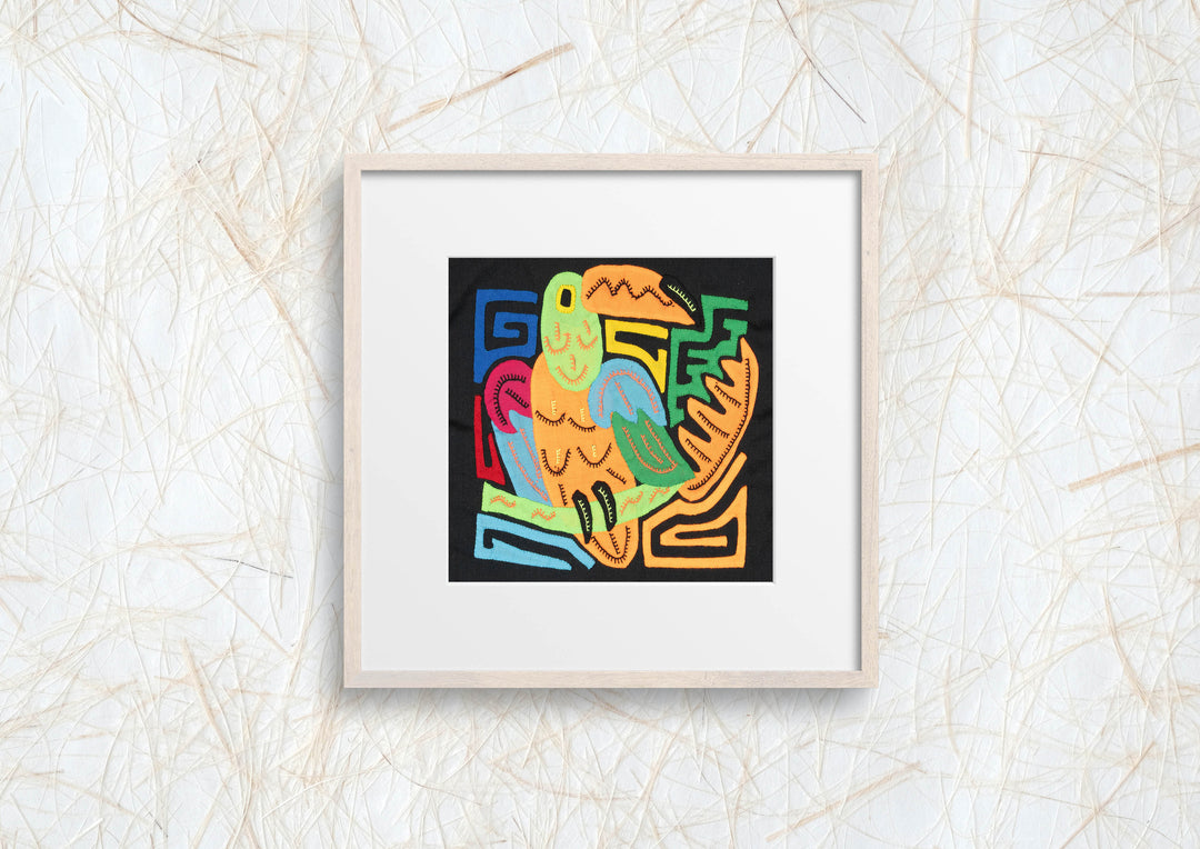 Multicolor Orange Green And Blue Molita