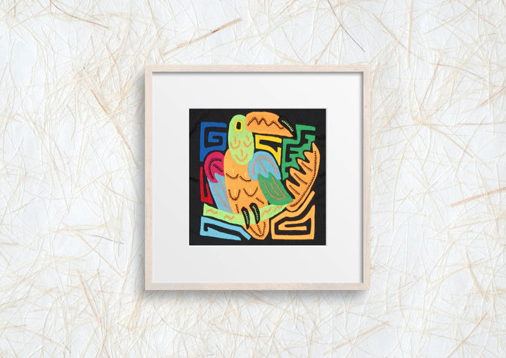 Multicolor Orange Green And Blue Molita