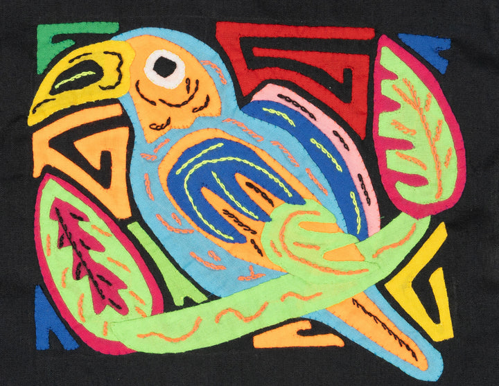 Multicolor Orange Red And Blue Bird Molita