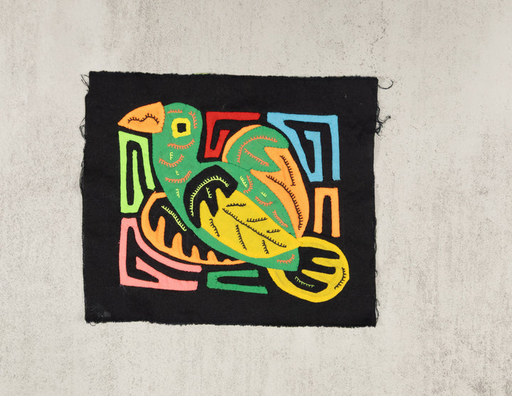 Multicolor Green Orange And Yellow Bird Molita