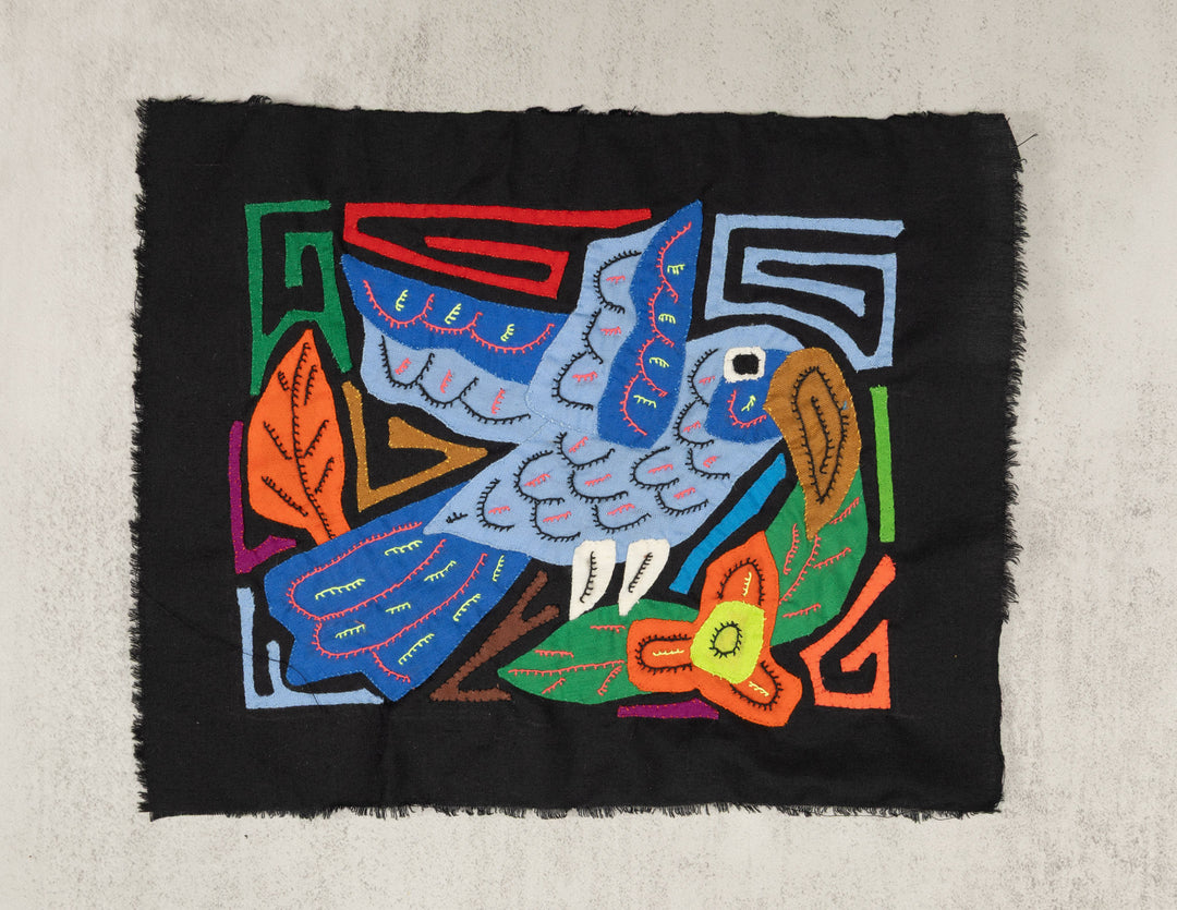 Multicolor Parrot Bird Orange And Blue Molita