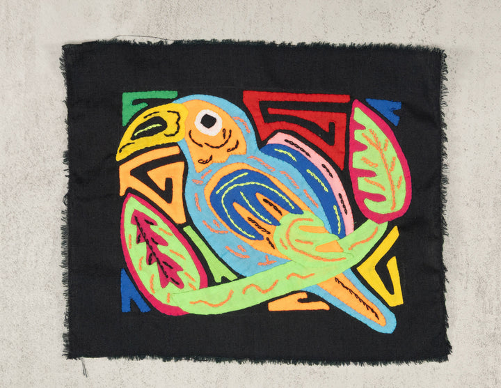 Multicolor Orange Red And Blue Bird Molita