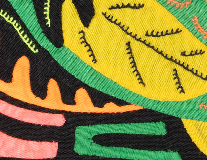 Multicolor Green Orange And Yellow Bird Molita