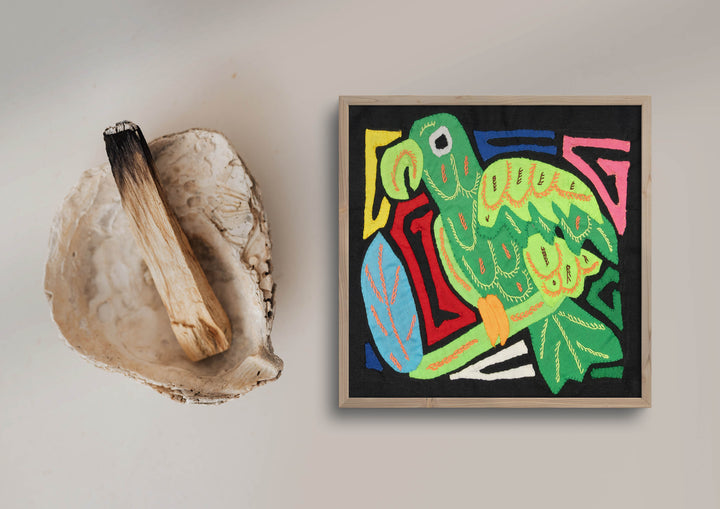 Multicolor Red And Green Bird Molita