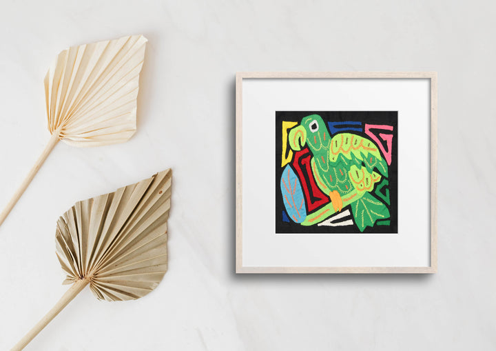 Multicolor Red And Green Bird Molita