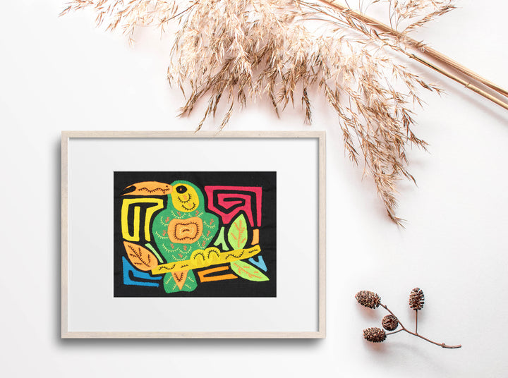 Multicolor Yellow Green And Orange Molita