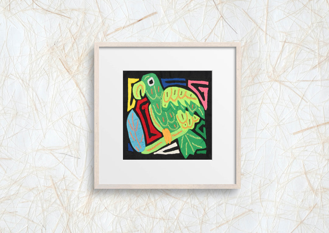 Multicolor Red And Green Bird Molita