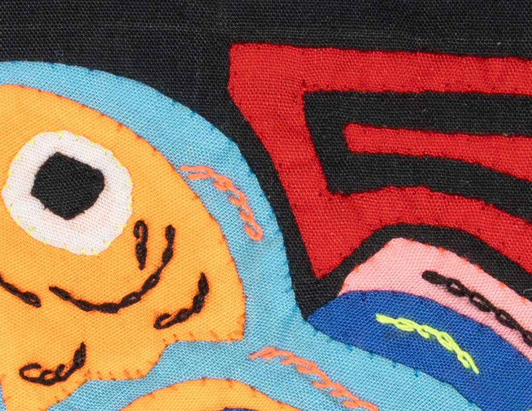 Multicolor Orange Red And Blue Bird Molita