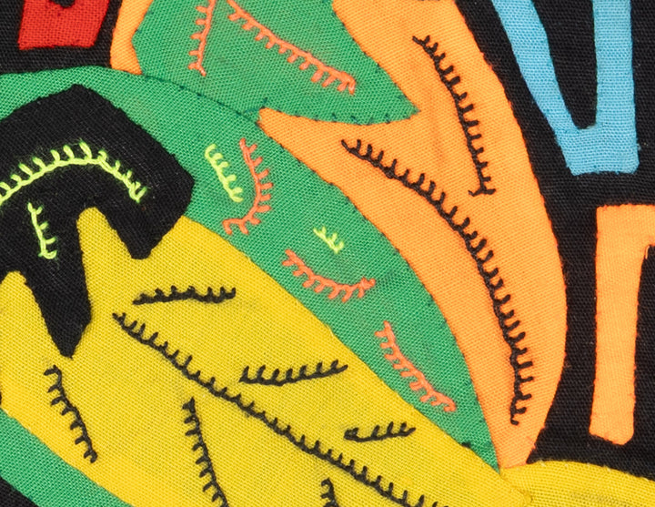 Multicolor Green Orange And Yellow Bird Molita