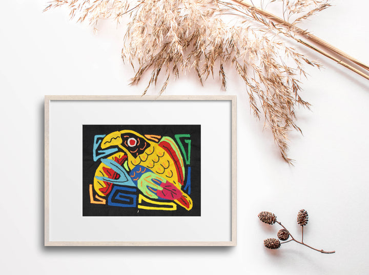 Multicolor Yellow Red And Black Molita