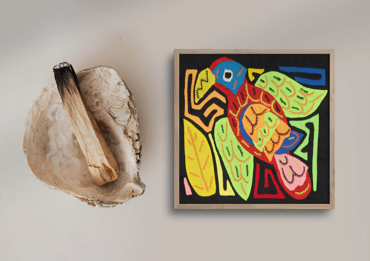 Multicolor Red And Green Bird Molita