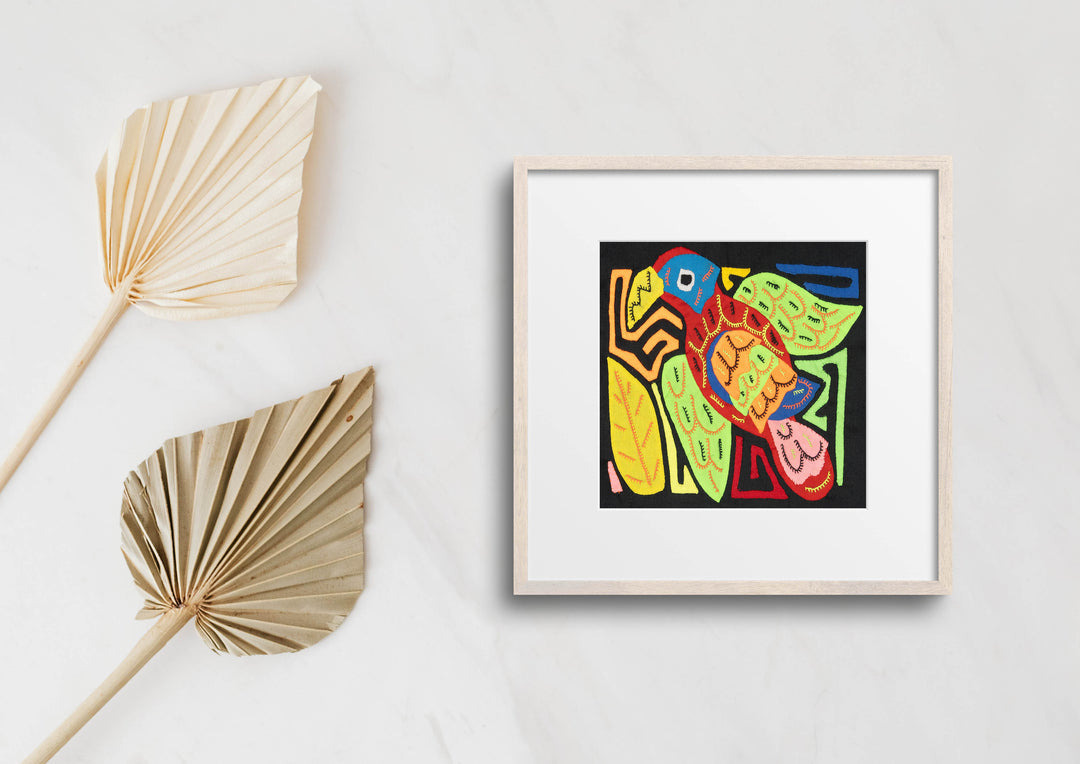 Multicolor Red And Green Bird Molita