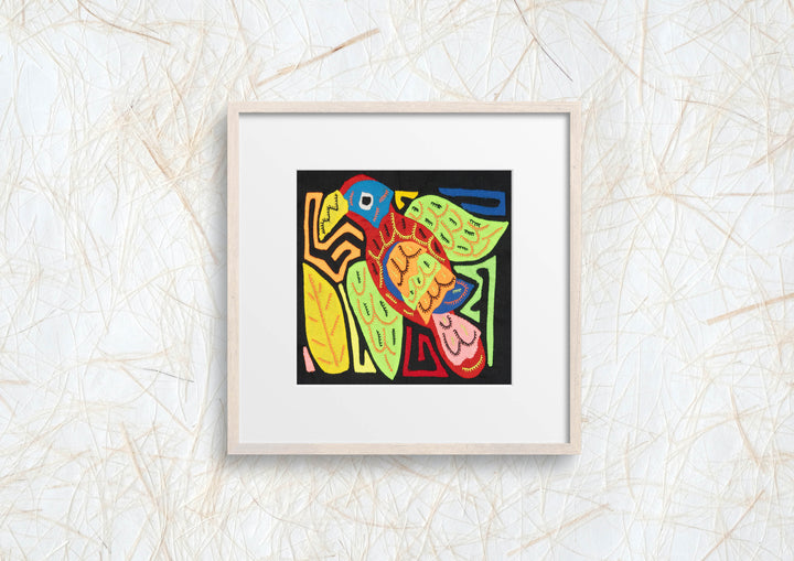 Multicolor Red And Green Bird Molita