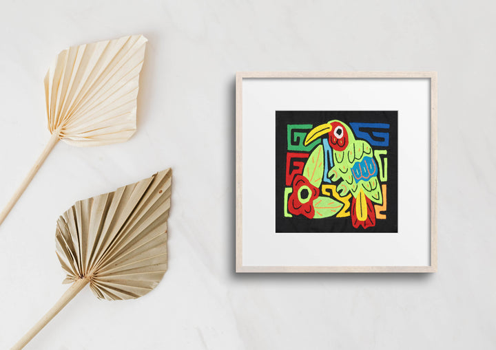 Multicolor Yellow Red And Green Bird Molita