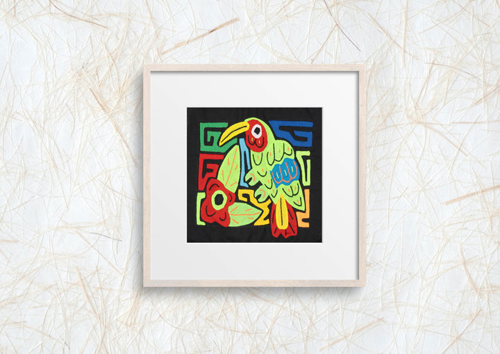 Multicolor Yellow Red And Green Bird Molita