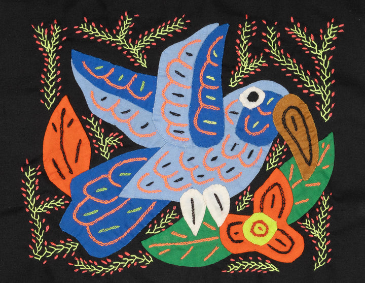 Multicolor Parrot Bird Orange And Blue Molita