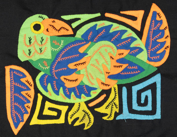 Multicolor Orange Green And Blue Bird Molita