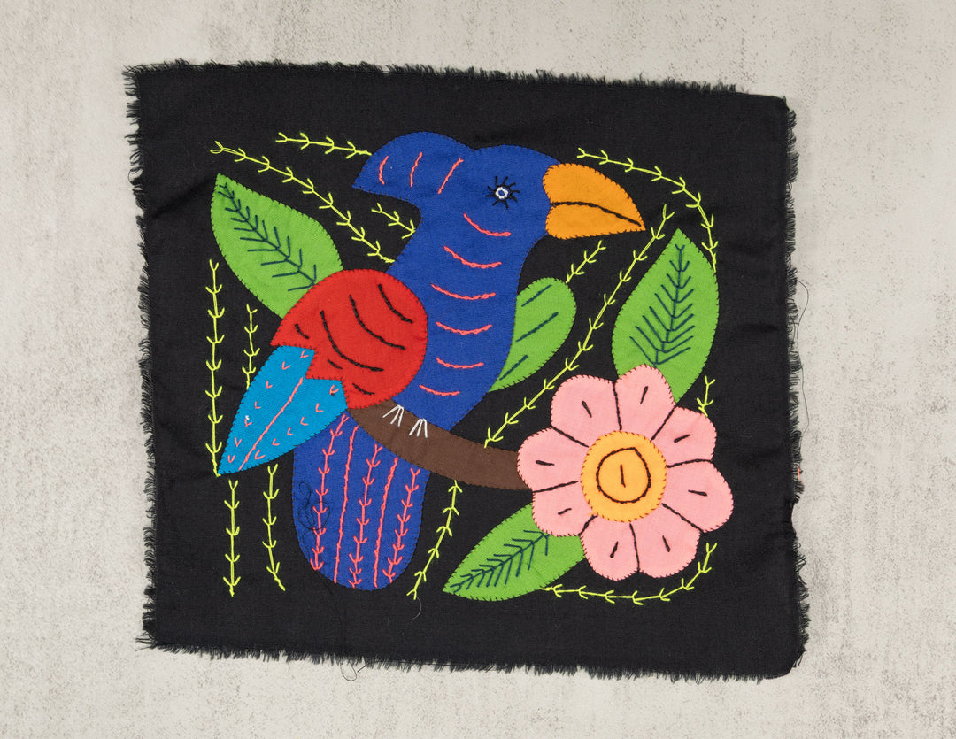 Multicolor Blue And Green Bird Molita