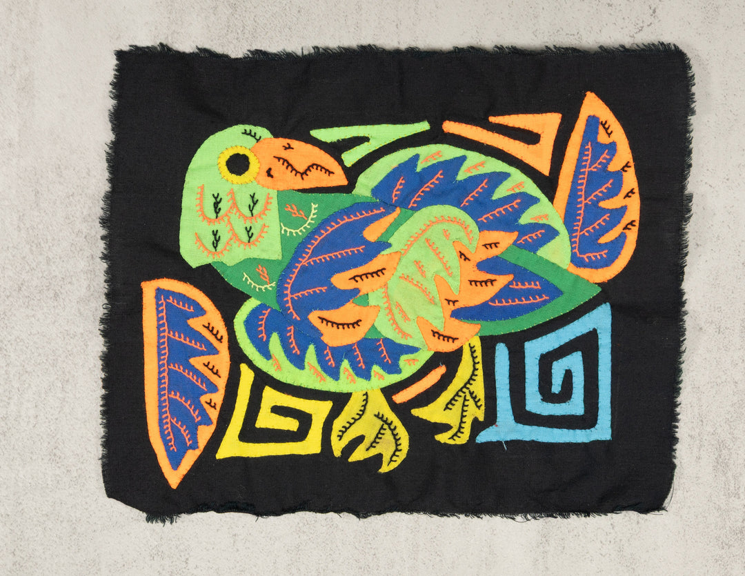 Multicolor Orange Green And Blue Bird Molita