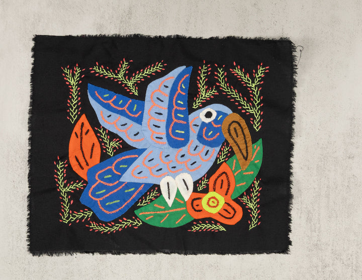 Multicolor Parrot Bird Orange And Blue Molita