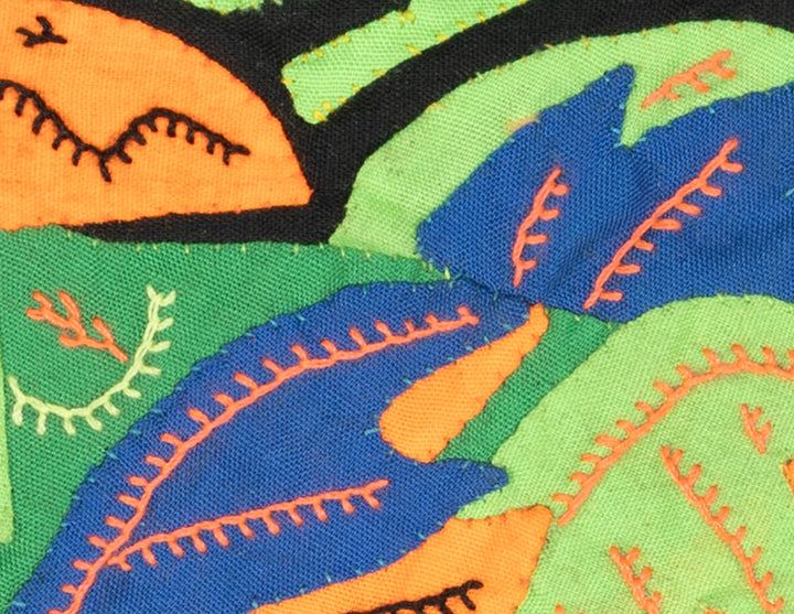 Multicolor Orange Green And Blue Bird Molita