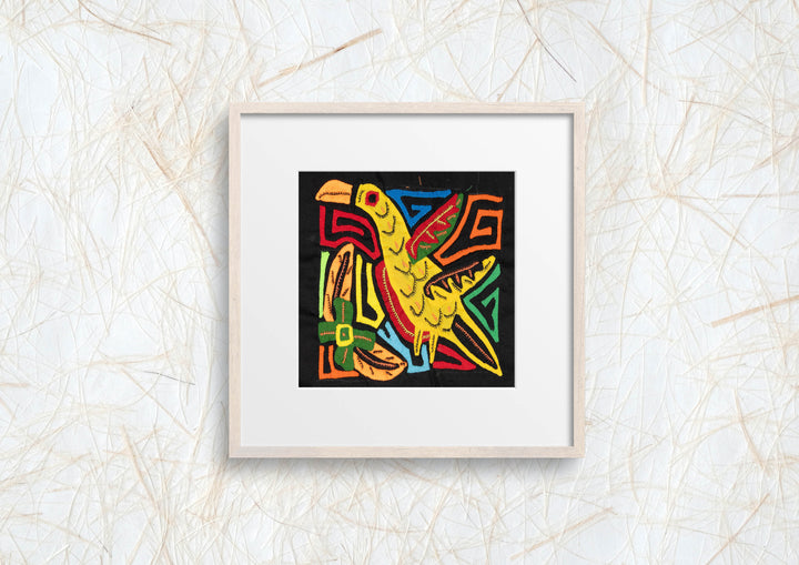 Multicolor Yellow And Red Bird Molita