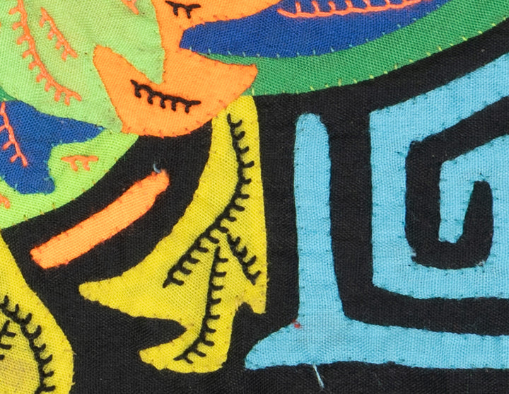 Multicolor Orange Green And Blue Bird Molita