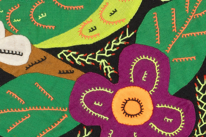 Multi-Color Parrot Bird Green And Purple Molita