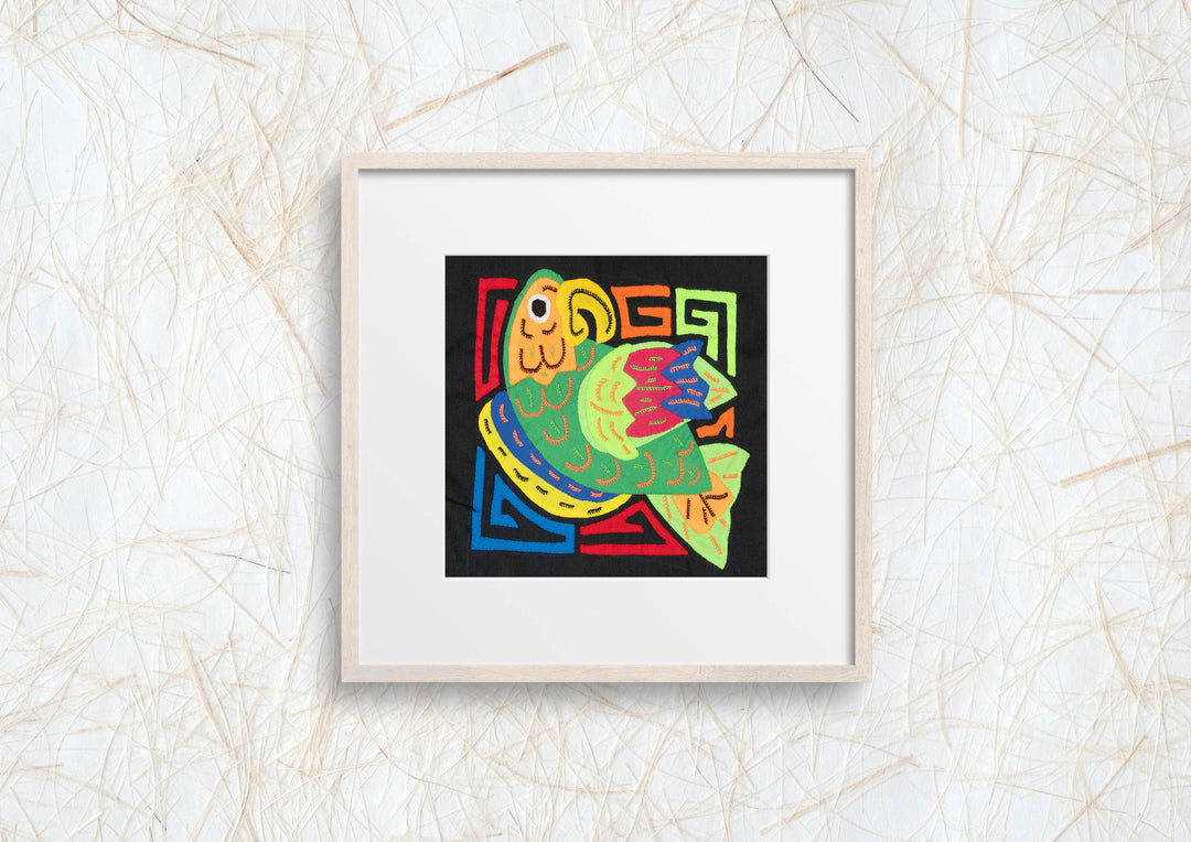 Multicolor Orange And Green Bird Molita