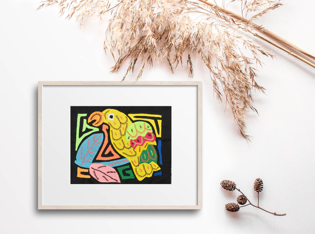 Multicolor Red Yellow And Green Bird Molita