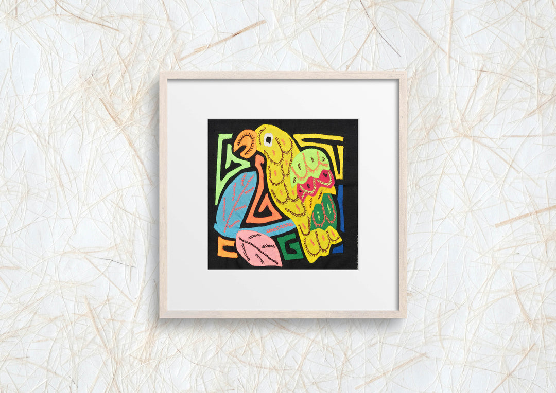 Multicolor Red Yellow And Green Bird Molita