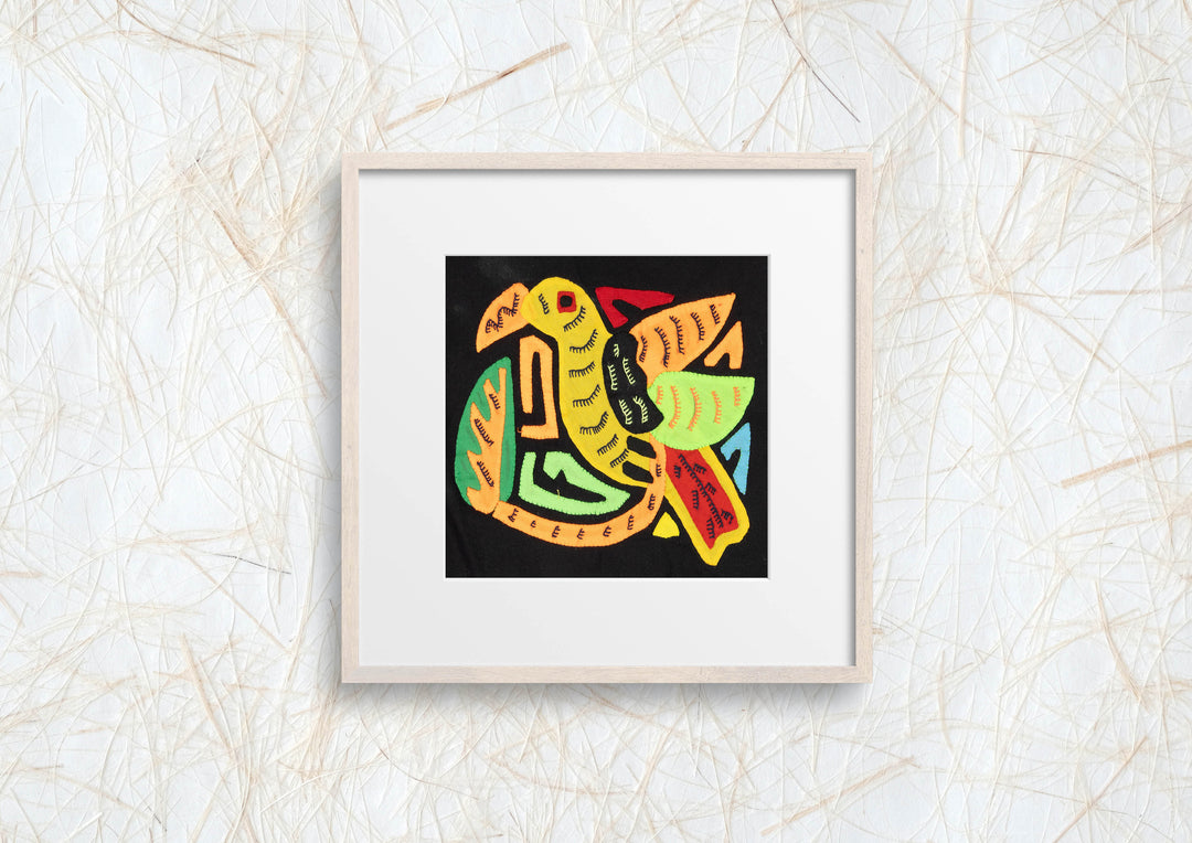 Multicolor Orange Yellow And Red Bird Molita